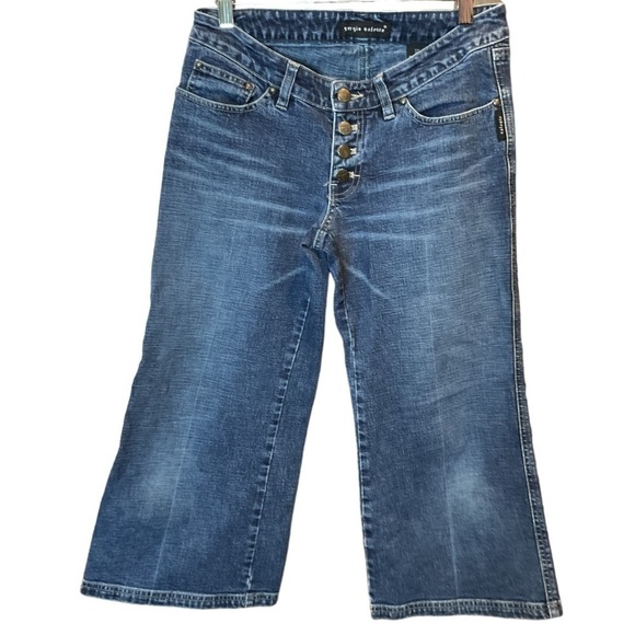Vintage Sergio Valente Cropped Capris Gaucho jeans - Picture 1 of 9